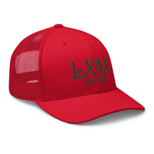 Curve Logo Trucker Cap - Green Logo by LXIX GOLF CLUB — view 30