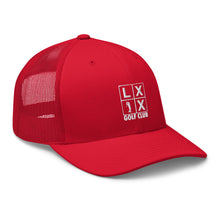 Four Box Logo Trucker Cap - White Logo by LXIX GOLF CLUB — view 30