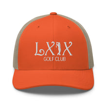 Curve Logo Trucker Cap - White Logo by LXIX GOLF CLUB — view 37