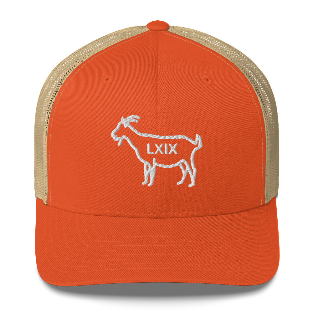 The GOAT Trucker Cap by LXIX GOLF CLUB — view 8