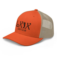 Curve Logo Trucker Cap - Black Logo by LXIX GOLF CLUB — view 40