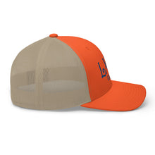 Curve Logo Trucker Cap - Blue Logo by LXIX GOLF CLUB — view 42