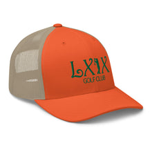 Curve Logo Trucker Cap - Green Logo by LXIX GOLF CLUB — view 42