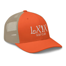 Curve Logo Trucker Cap - White Logo by LXIX GOLF CLUB — view 42