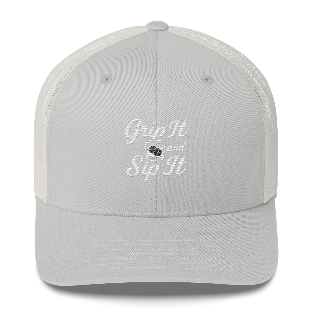Grip It and Sip It Golf Trucker Hat by LXIX GOLF CLUB — view 13