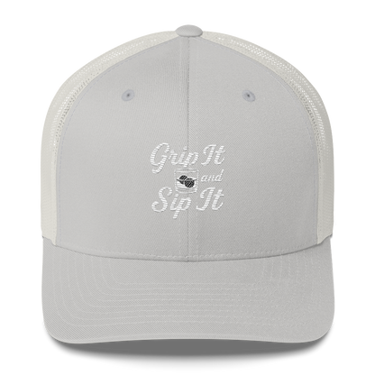 Grip It and Sip It Golf Trucker Hat by LXIX GOLF CLUB — view 13