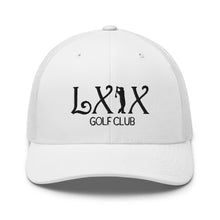 Curve Logo Trucker Cap - Black Logo by LXIX GOLF CLUB — view 55