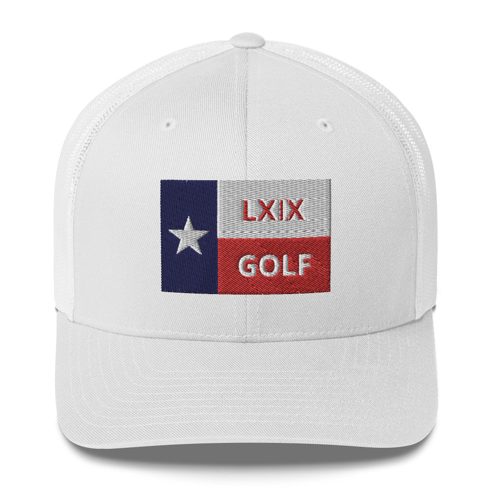 Texas Flag Trucker Cap by LXIX GOLF CLUB — view 7