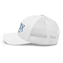 Curve Logo Trucker Cap - Blue Logo by LXIX GOLF CLUB — view 57