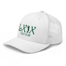 Curve Logo Trucker Cap - Green Logo by LXIX GOLF CLUB — view 58