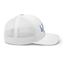Curve Logo Trucker Cap - Blue Logo by LXIX GOLF CLUB — view 59