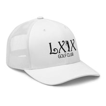 Curve Logo Trucker Cap - Black Logo by LXIX GOLF CLUB — view 60