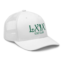 Curve Logo Trucker Cap - Green Logo by LXIX GOLF CLUB — view 60
