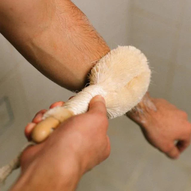 Sisal dry brush