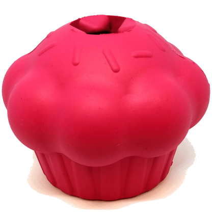 Cupcake eDispenser - Durable Rubber Chew Toy & Treat Dispenser | USA Made