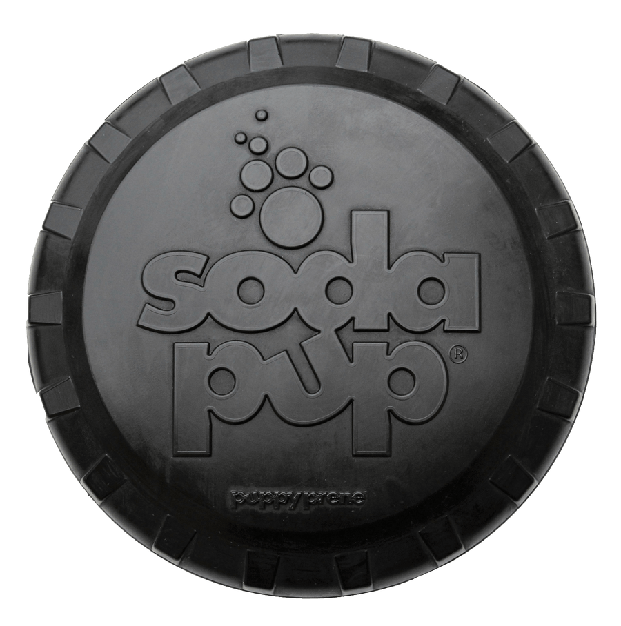 Magnum Bottle Top Flyer Rubber Frisbee for Heavy Chewers | Large | USA Made