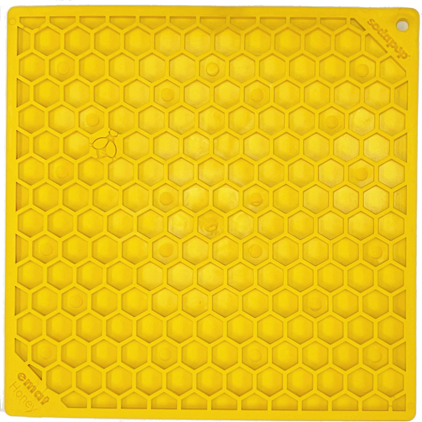 Honeycomb eMat - Enrichment Lick Mat for Dogs and Cats | eMat Enrichment Toy for Anxiety Relief | SodaPup