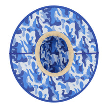 Marlin straw hat with water-camo design