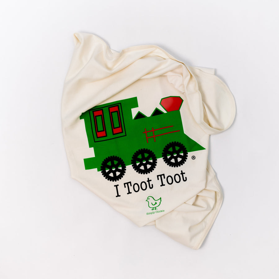 Train Toot Toot Baby Blanket