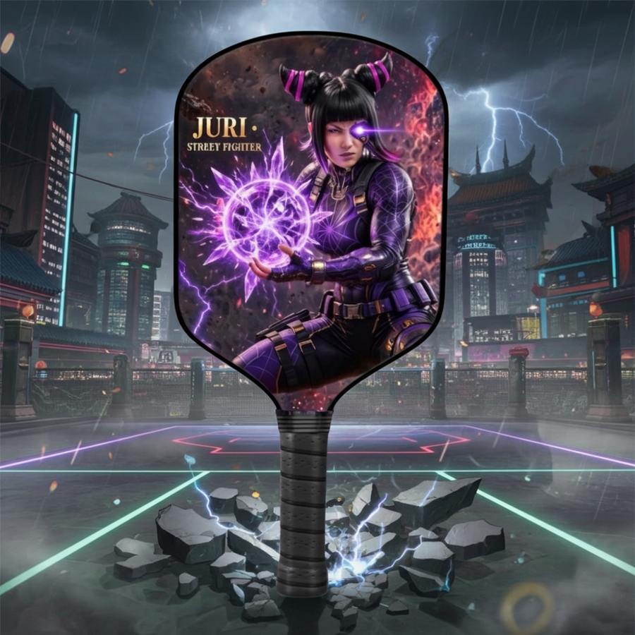 Street Fighter - Juri Han - Pickleball Paddle